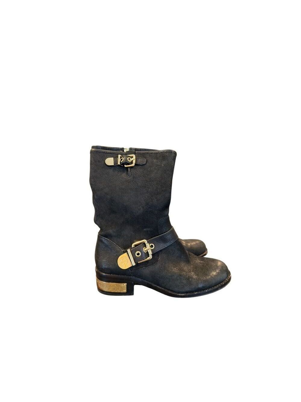 Vince Camuto Black Leather Riding Boots size 7.5